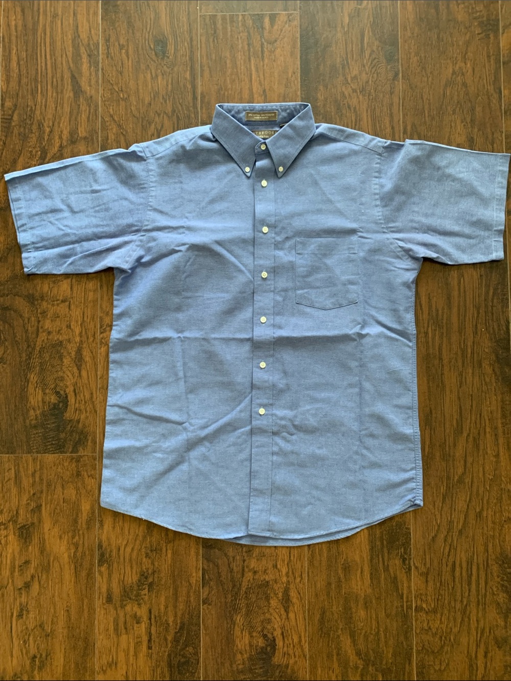 Claybrooke Button-Down Short Sleeve Shirt - Light Blue